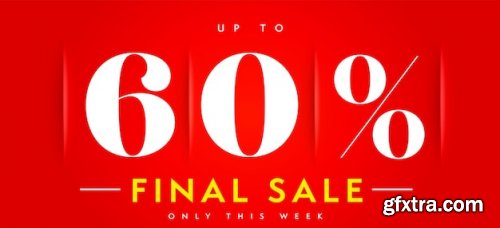 Special offer with percent price off Vector