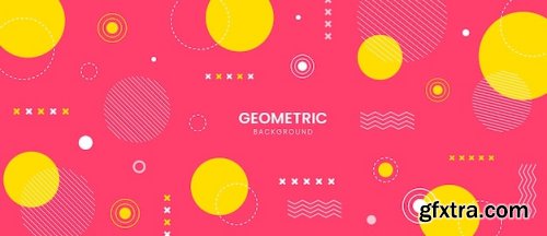 Colorful geometric background modern abstract background with geometric shapes