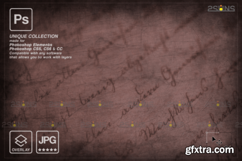 Fine Art Textures Photoshop Overlays Old