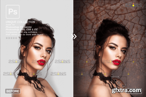 Fine Art Textures Photoshop Overlays Old