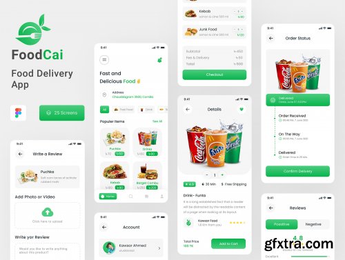 FoodCai - Food Delivery Mobile App