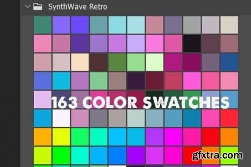 Synthwave Retro Gradients & Swatches