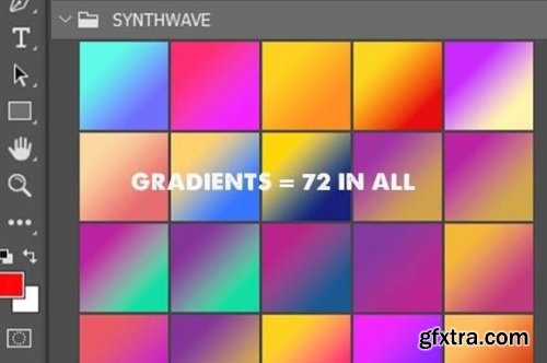 Synthwave Retro Gradients & Swatches