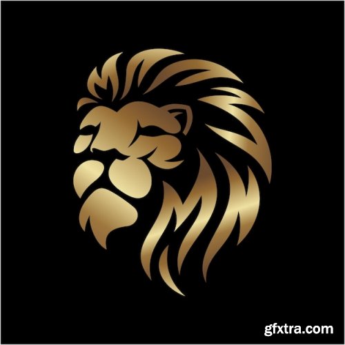 Lion king logo vector illustration