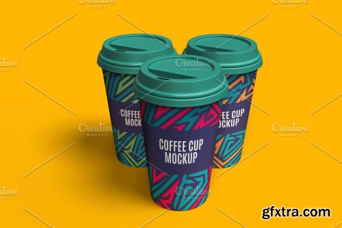 CreativeMarket - Coffee Cup Mockup 7312122