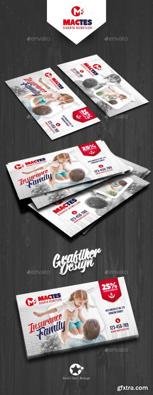 GraphicRiver - Insurance Business Card Templates 19612272