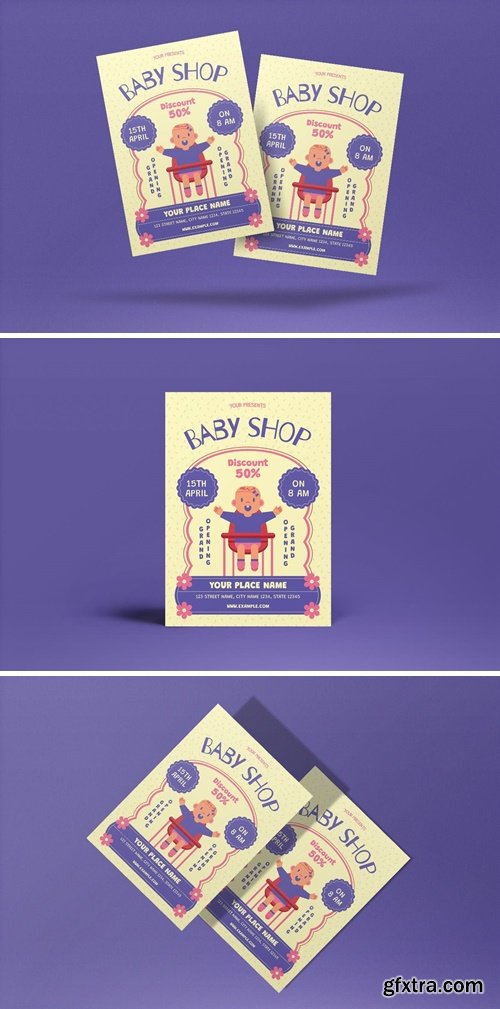Baby Shop Flyer PSHRYQ3