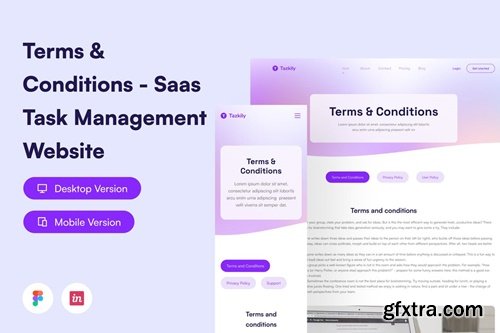 Terms & Conditions - Saas Task Management Website J45PV5A