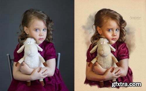 Anastasia Anikeeva - Portrait of a child