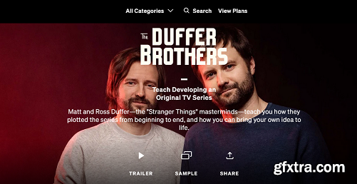 MasterClass - The Duffer Brothers Teach Developing an Original TV Series