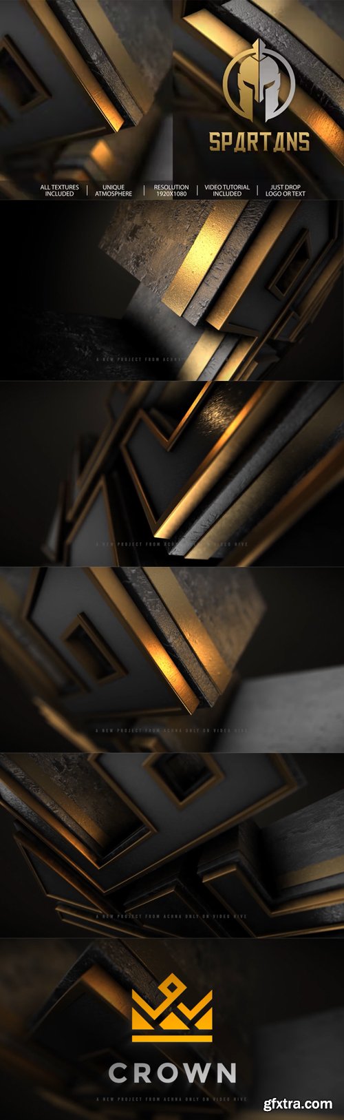 Videohive - Epic Power And Elegant Gold Logo Reveal - 35798347