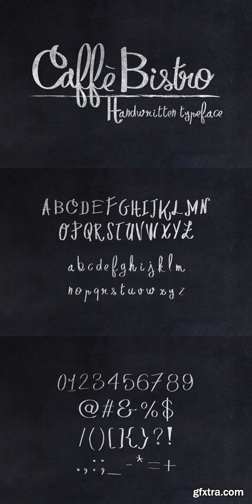 Caffe Bistro Handwritten Typeface