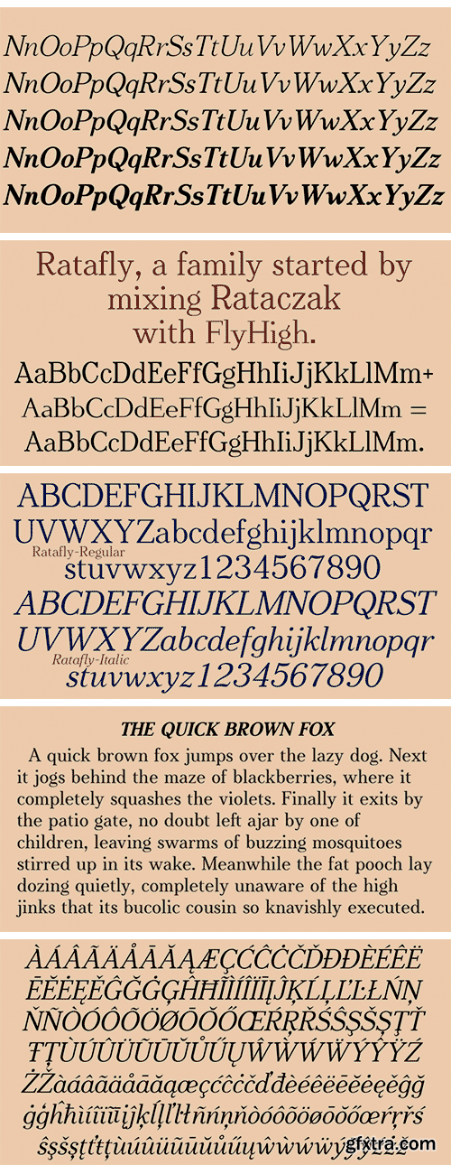 Ratafly Font Family Ratafly Font Family