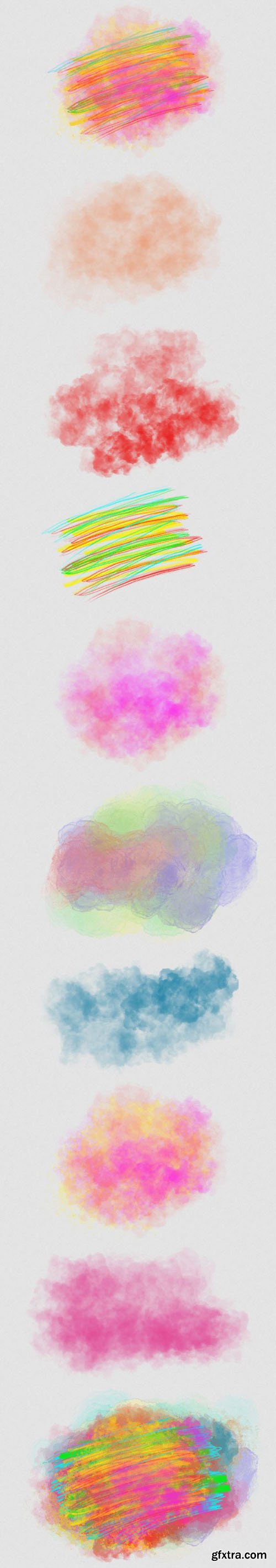 Watercolor Splash - 10 Hand-painted PNG Templates