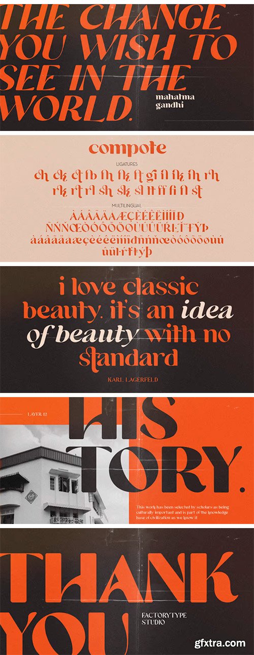 Compote Font Family Compote Font Family