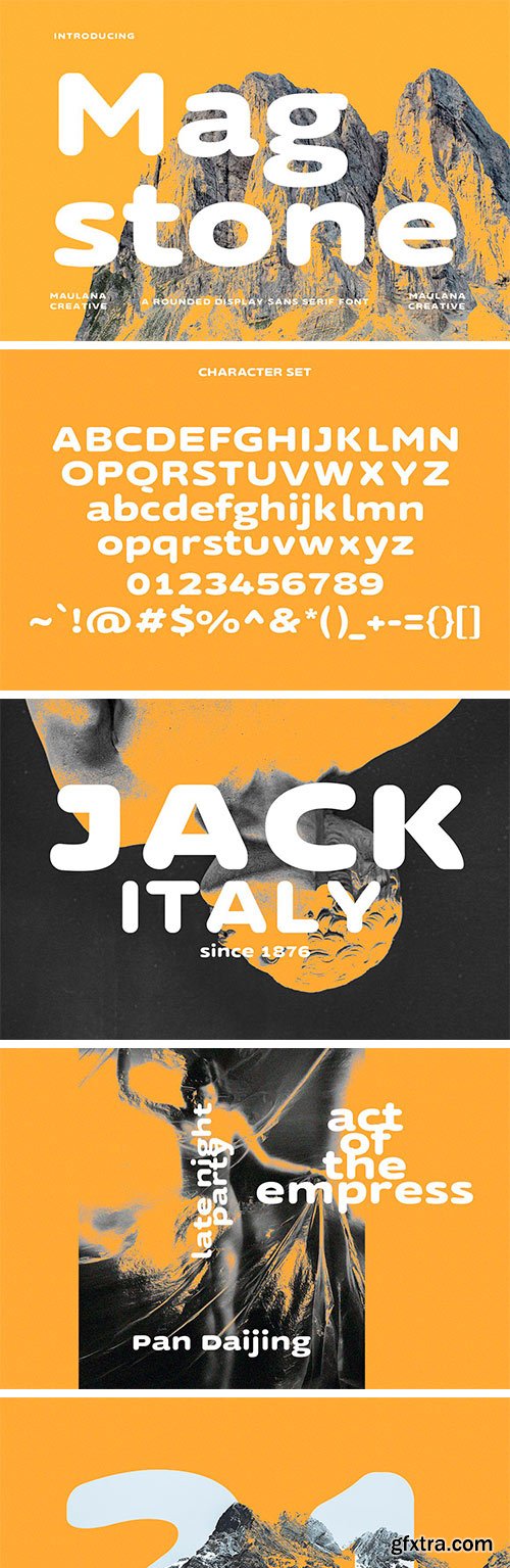 Magstone Sans Round Display Font Magstone Sans Round Display Font
