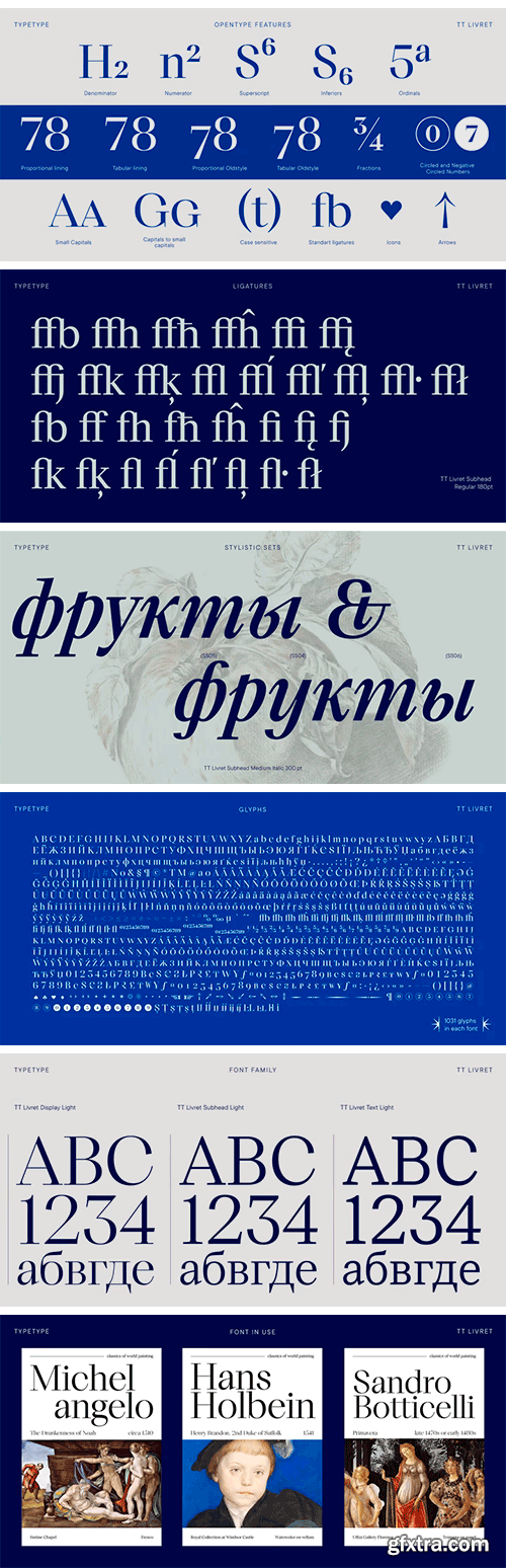 TT Livret Font Family TT Livret Font Family