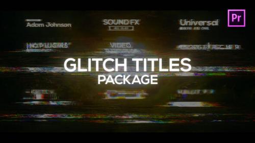 Videohive - Glitch Titles Package for Premiere Pro - 38704303 - 38704303