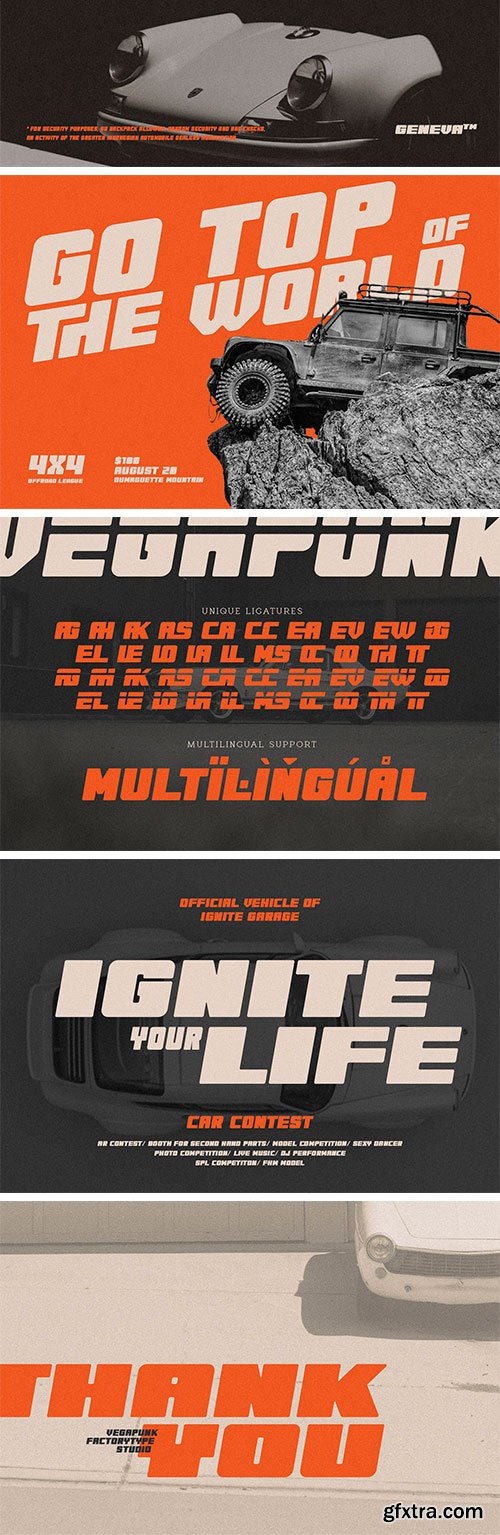 Vegapunk Font Family Vegapunk Font Family