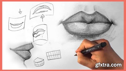 How To Draw Lips - Figure Drawing Anatomy Course