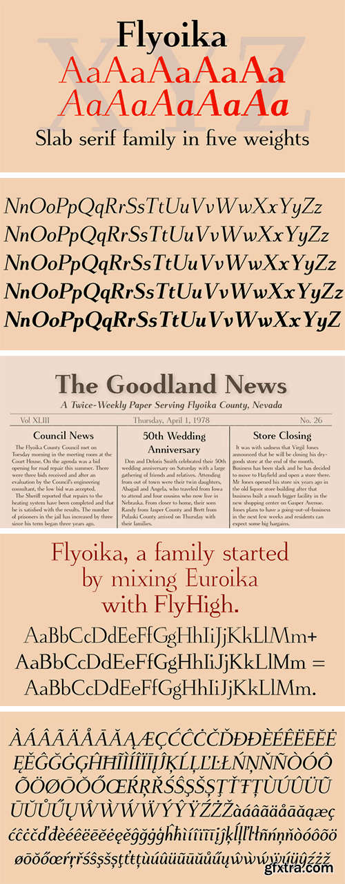 Flyoika Font Family Flyoika Font Family