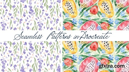 3 Ways of Creating Seamless Repeat Patterns in Procreate in Watercolor Style + Free Mock-ups