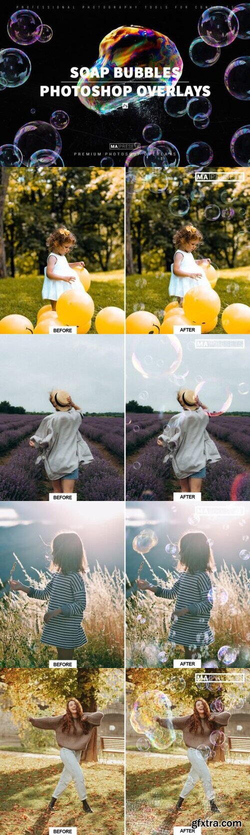 130 SOAP BUBBLES OVERLAYS