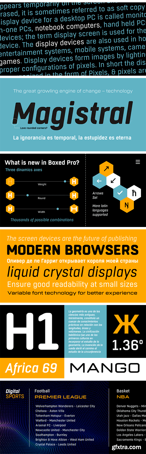 Boxed Pro Font Family Boxed Pro Font Family