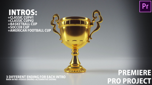 Videohive - Solid Sport Trophy Intro (Opener) Premiere Pro - 38734142 - 38734142