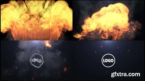Videohive Fire Logo Reveal 38793472