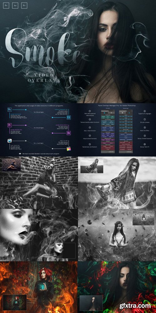 20 Smoke Video Overlays