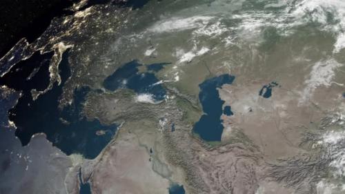 Videohive - Earth Zoom Turkey (Turkiye) From Space - 38793354 - 38793354