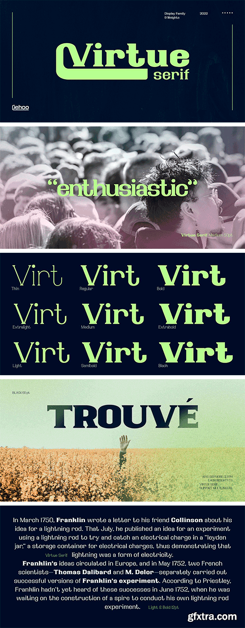 Virtue Serif Font Family