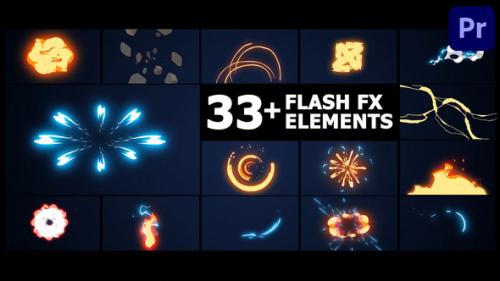 Videohive - Flash FX Elements | Premiere Pro MOGRT - 38837721 - 38837721