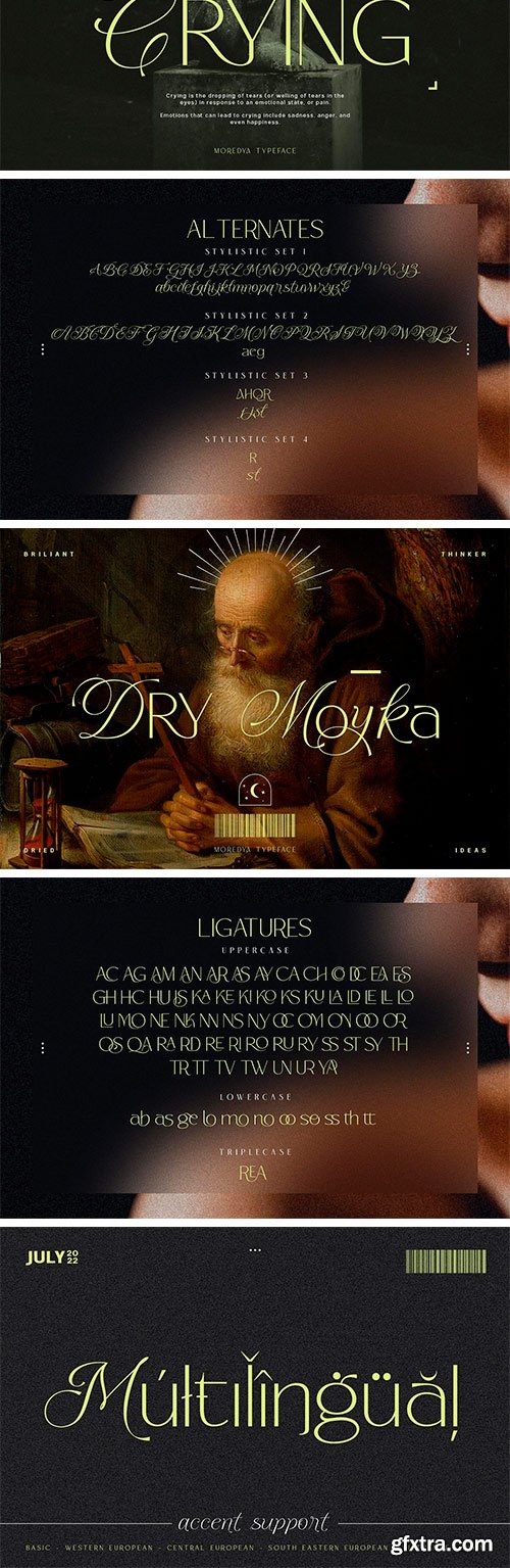 Moredya Typeface Moredya Typeface