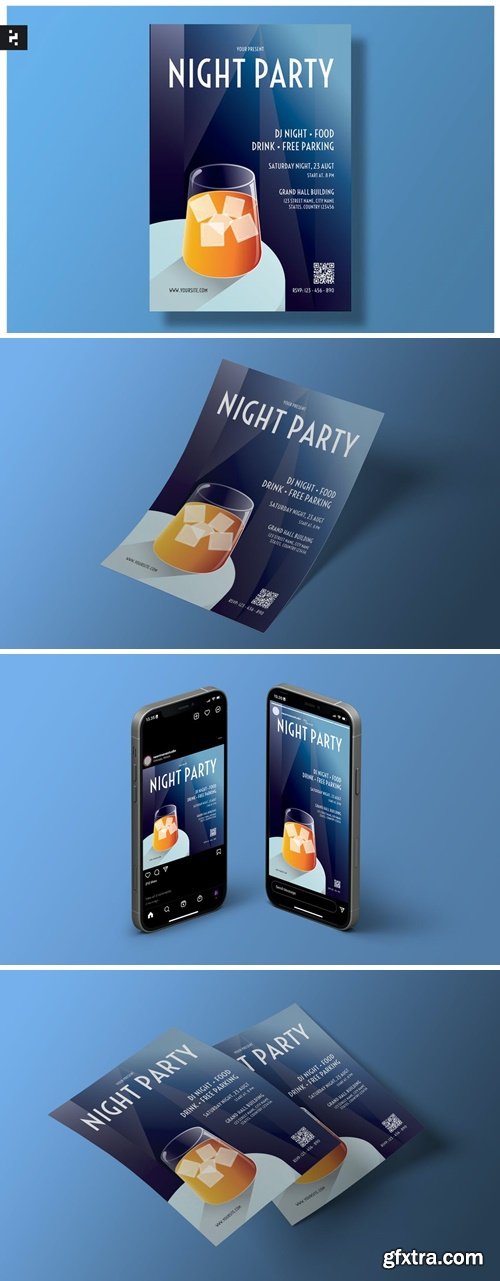 Night Party Flyer NGBZ9B3
