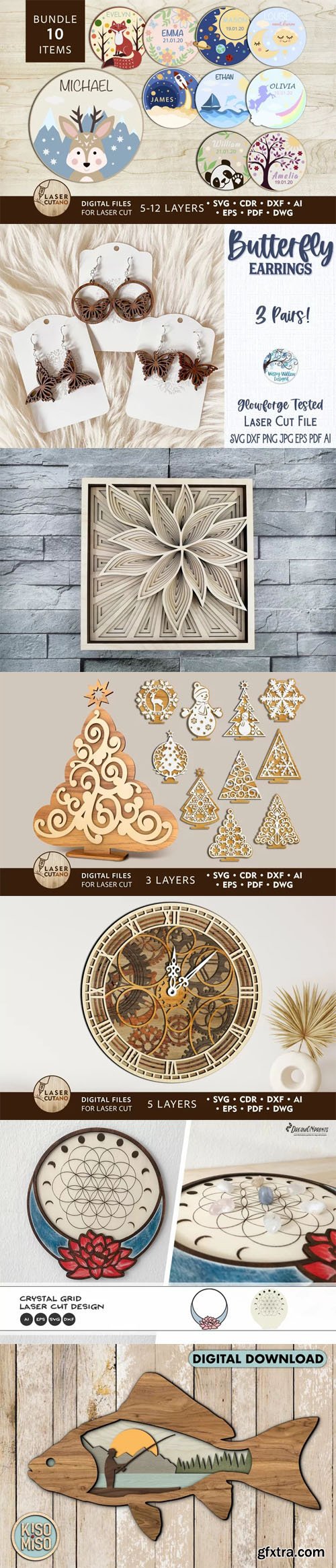 Laser Cutting Bundle 146xSVG 170722