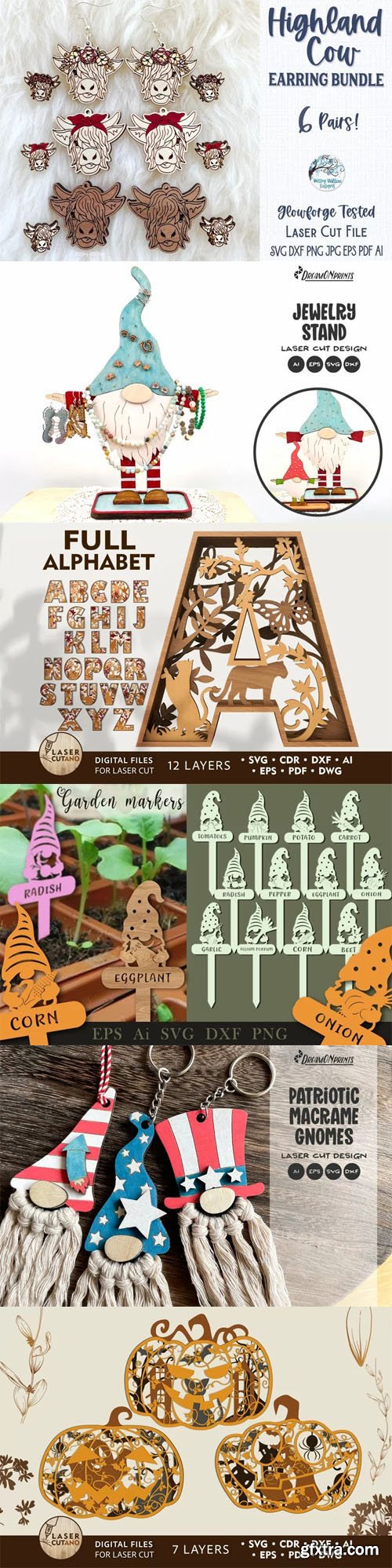 Laser Cutting Bundle 146xSVG 170722