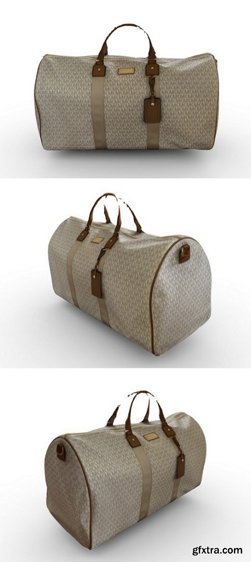 Michael Kors Luggage Travel Duffle Bag 3D Model » GFxtra
