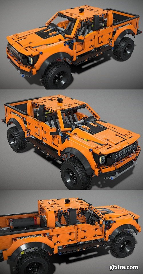Lego Ford Raptor 3D Model