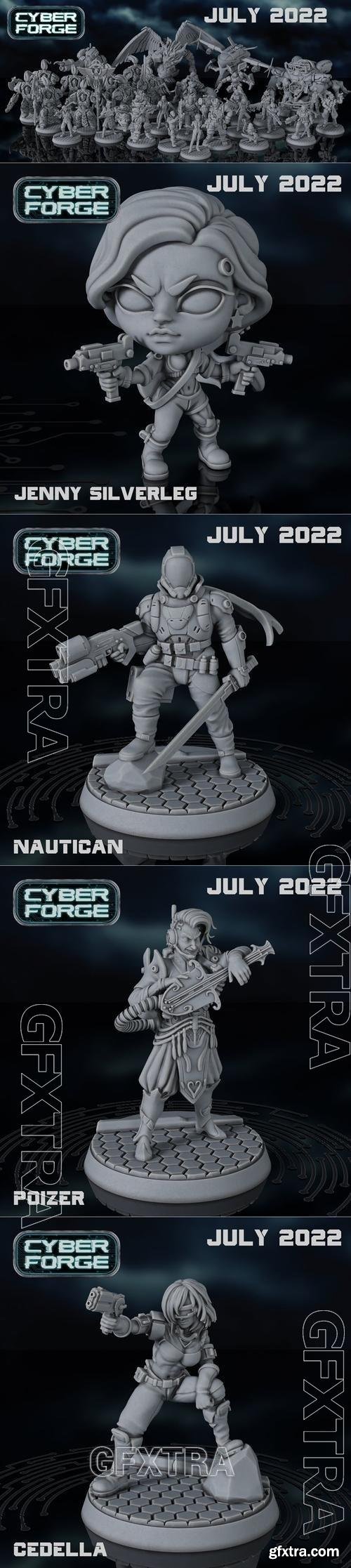 Cyber Forge - Character Pack July 2022 3D