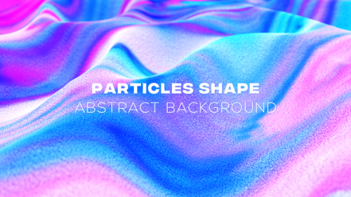 Videohive - Particles Gradient Shape Flowing Backdrop - 38857613 - 38857613