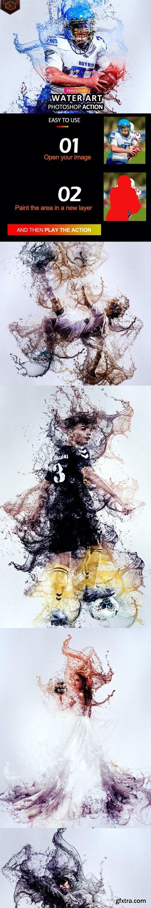 GraphicRiver - Water Art Photoshop Action 38130249