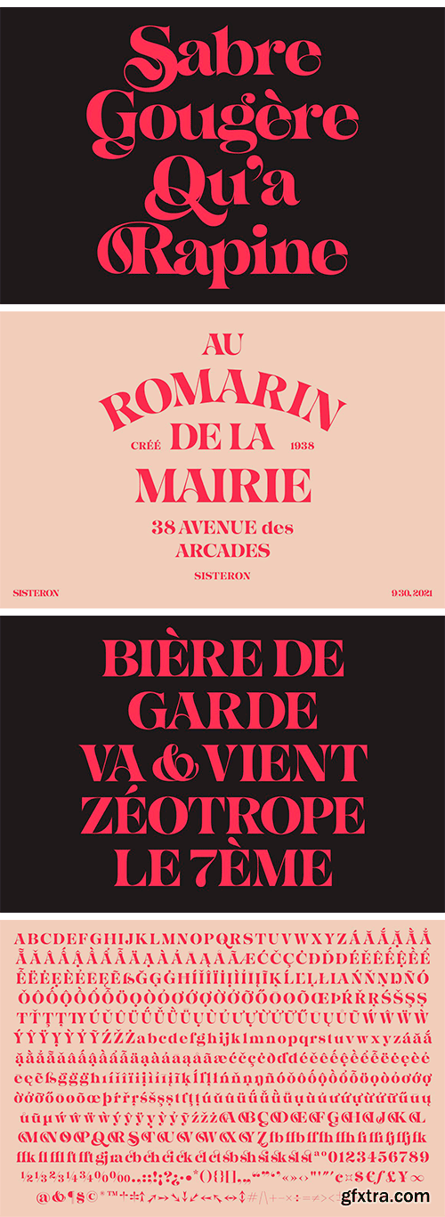 Sisteron Display Font Sisteron Display Font