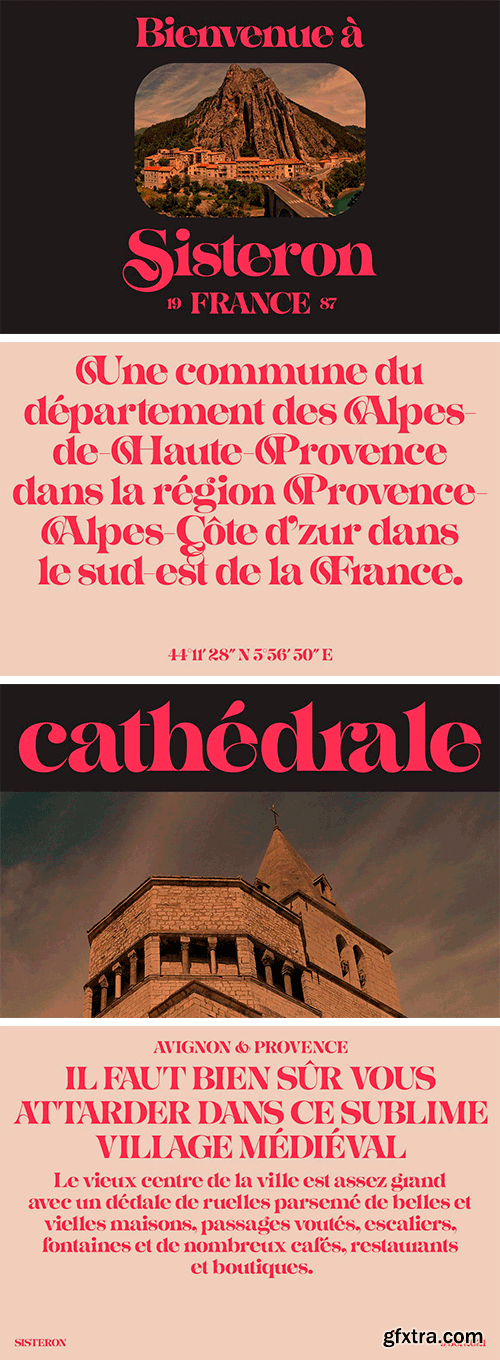 Sisteron Display Font Sisteron Display Font