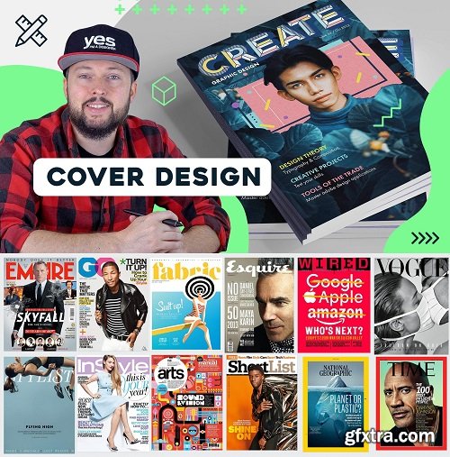 Magazine Cover Design with Adobe Photoshop, Illustrator and InDesign