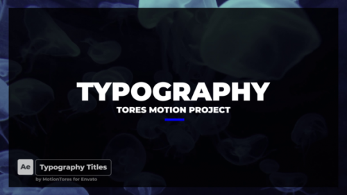 Videohive - Typography Titles  After Effects - 30621008 - 30621008