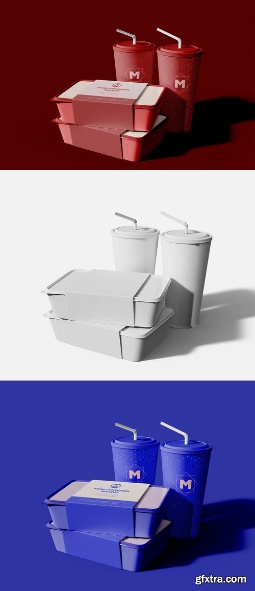 Food Container Mockup