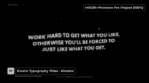 Videohive - Kinetic Typography Titles - Kineton  Premiere Pro - 30602690 - 30602690