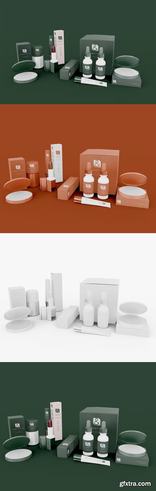 Toiletry Products Mockup